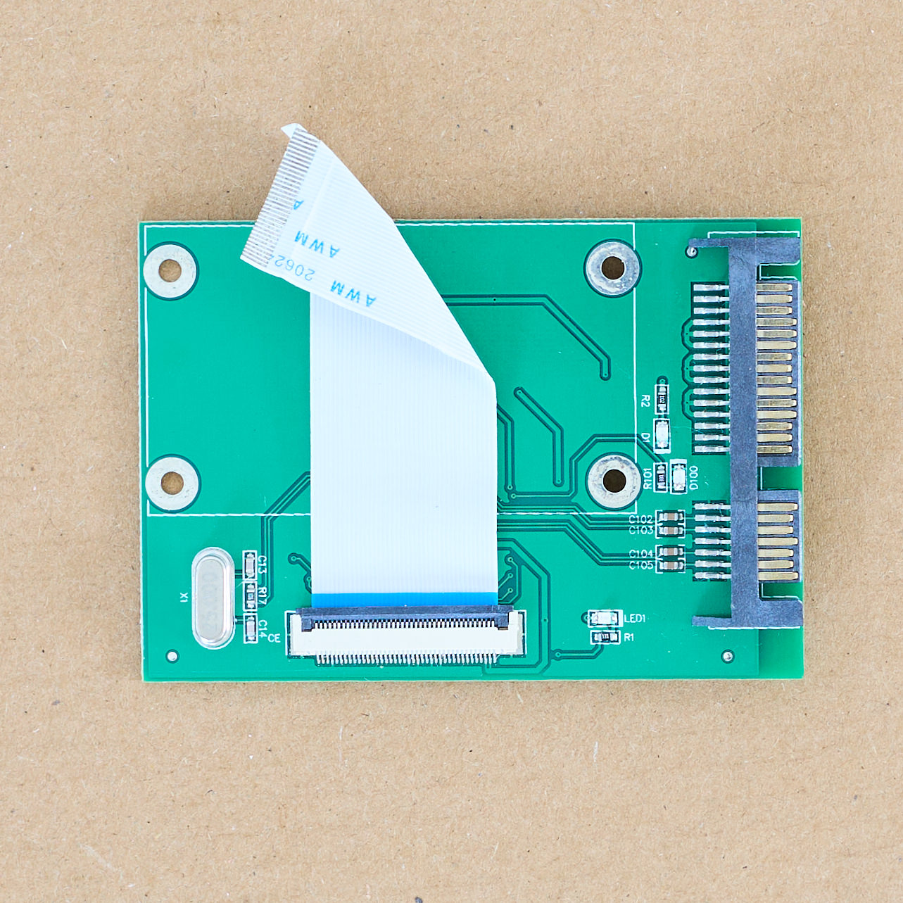 ZIF CE 40-Pin 1.8-Inch SSD/HDD to SATA Adapter Board